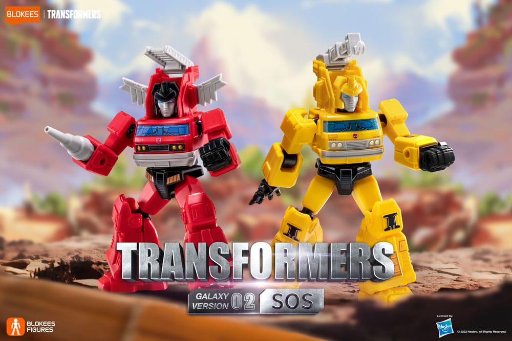 Transformers Blokees Plastic Model Kit Galaxy Version 02 SOS Sortiment (9)