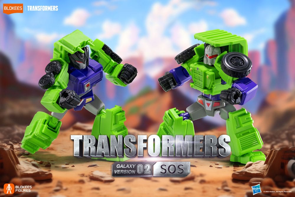 Transformers Blokees Plastic Model Kit Galaxy Version 02 SOS Sortiment (9)