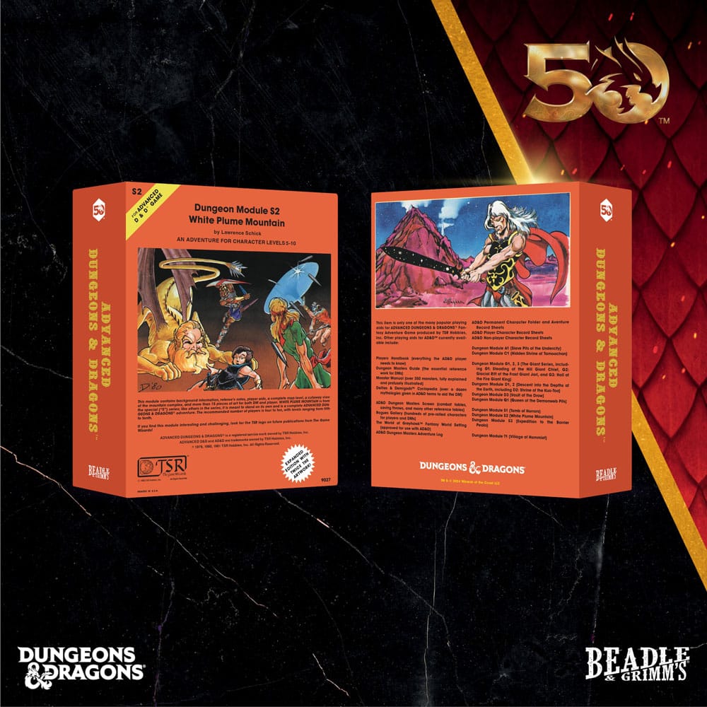Dungeaons & Dragons Classic Module Würfel Set White Plume Mountain (7)