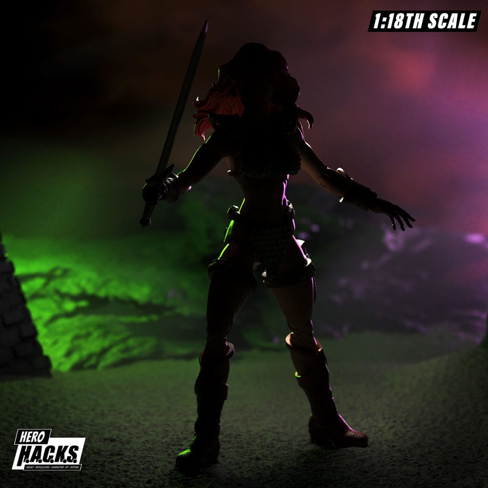 Flash Gordon Hero H.A.C.K.S. Actionfigur Red Sonja