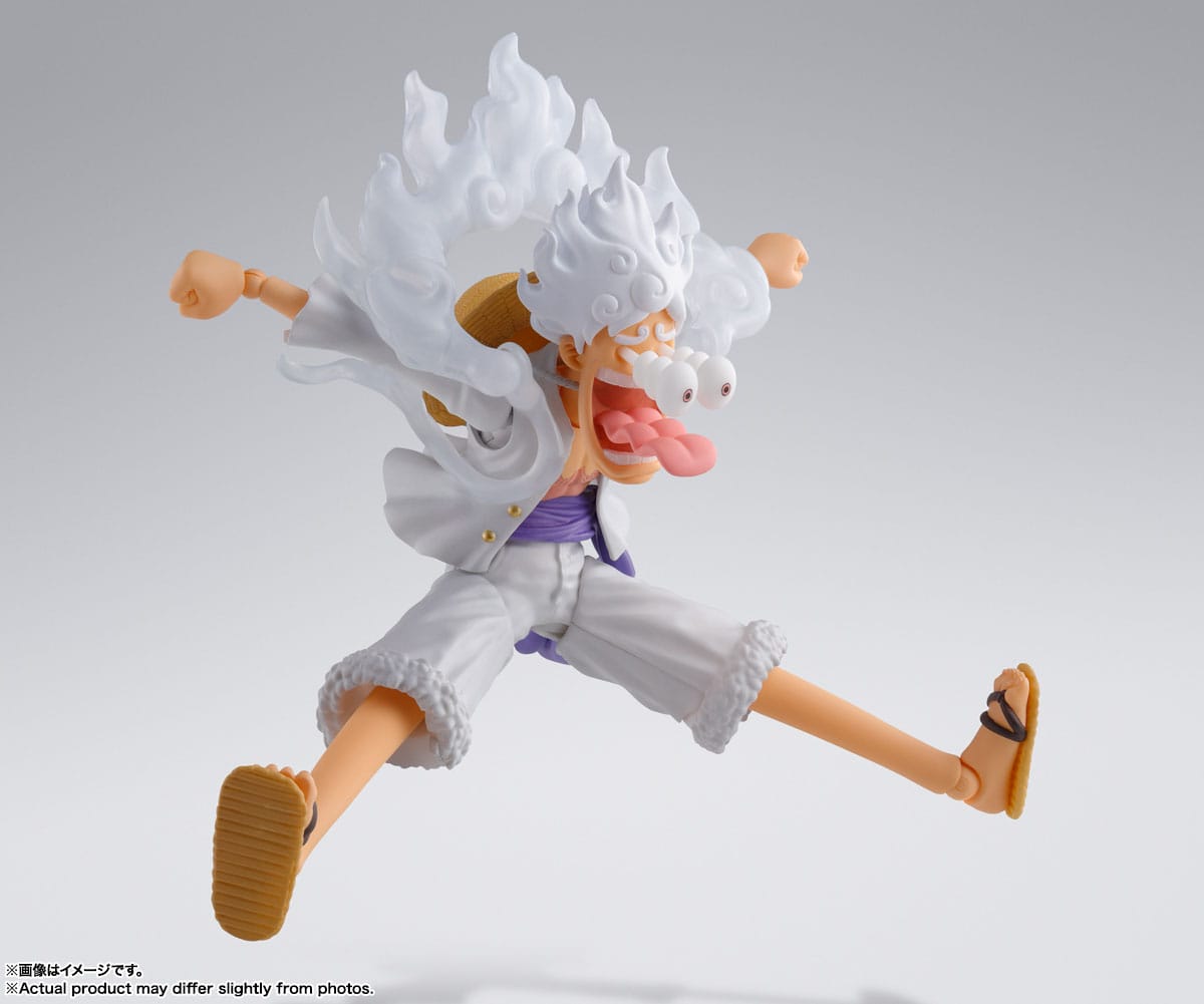 One Piece S.H. Figuarts Actionfigur Monkey D. Ruffy Gear 5 15 cm