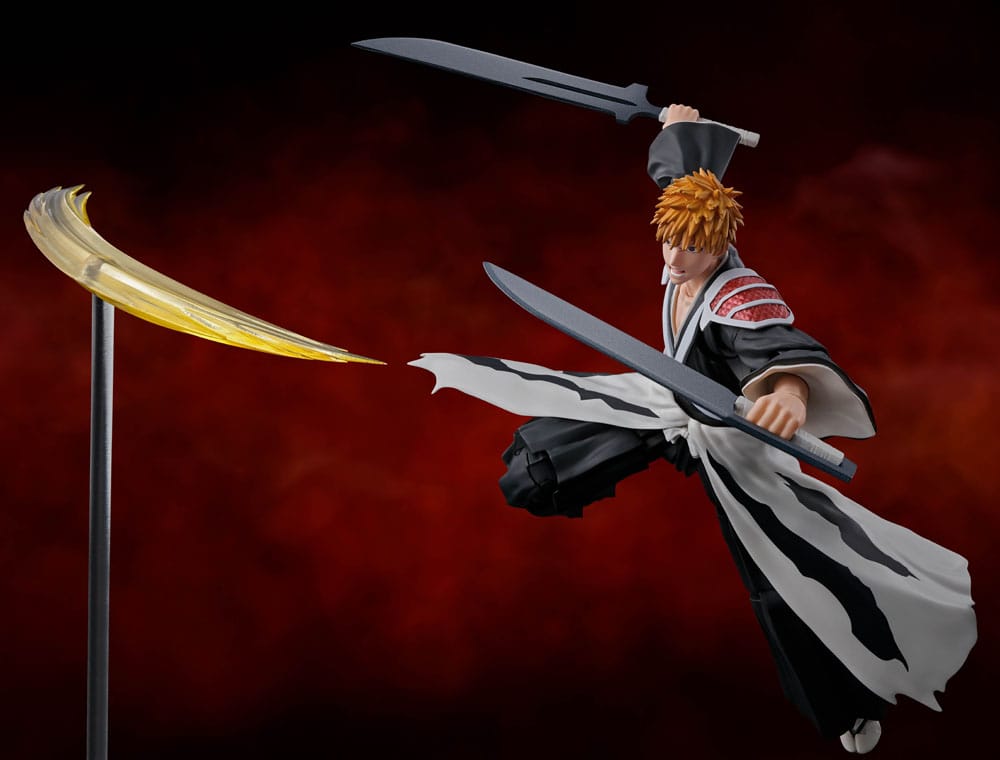 Bleach: Thousand-Year Blood War S.H. Figuarts Actionfigur Ichigo Kurosaki Dual Zangetsu 16 cm
