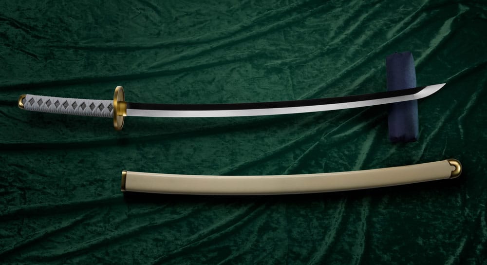 One Piece Proplica Repliken 1/1 Roronoa Zorro Three Sword Style Schwerter Set 95 cm