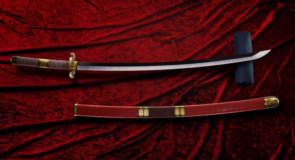 One Piece Proplica Repliken 1/1 Roronoa Zorro Three Sword Style Schwerter Set 95 cm