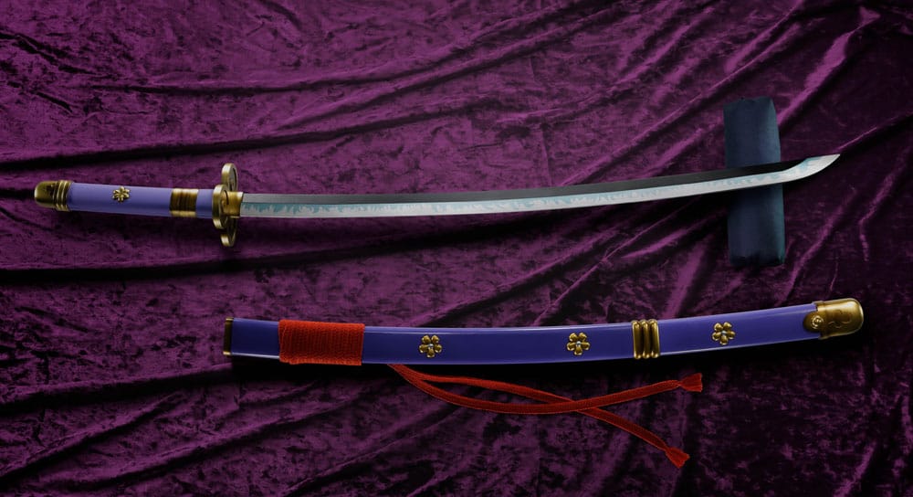 One Piece Proplica Repliken 1/1 Roronoa Zorro Three Sword Style Schwerter Set 95 cm