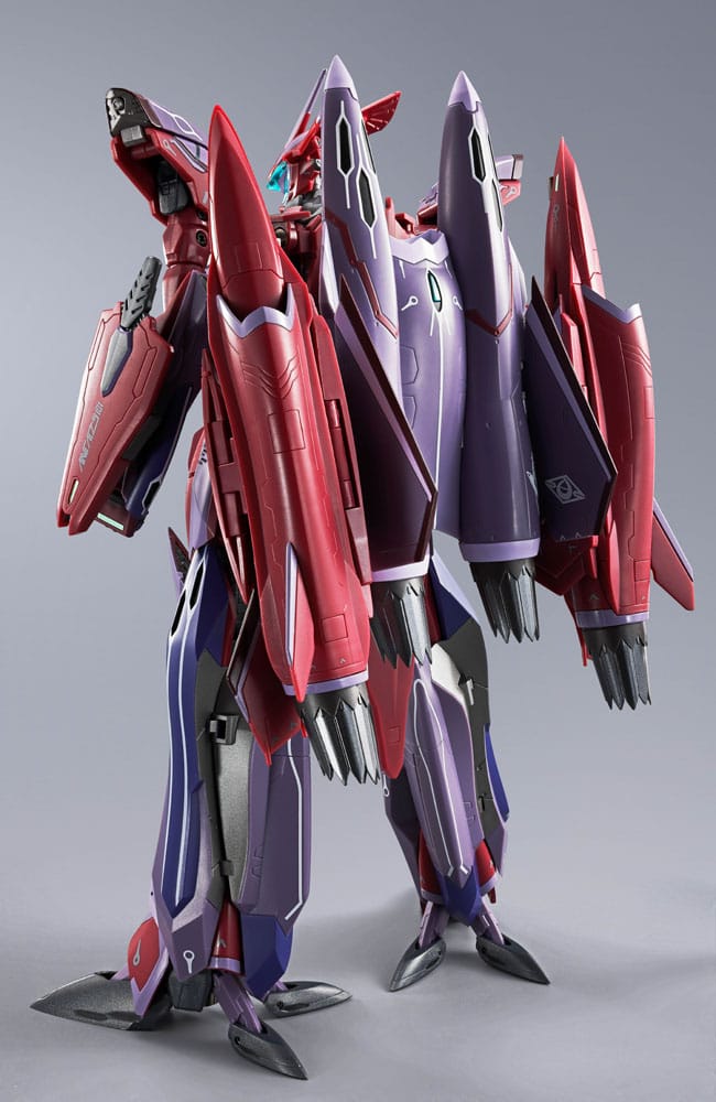 Macross Frontier DX Chogokin Actionfigur VF-27 Gamma SP Super Lucifer Valkyrie Brera Sterne use Revival Ver. 25 cm