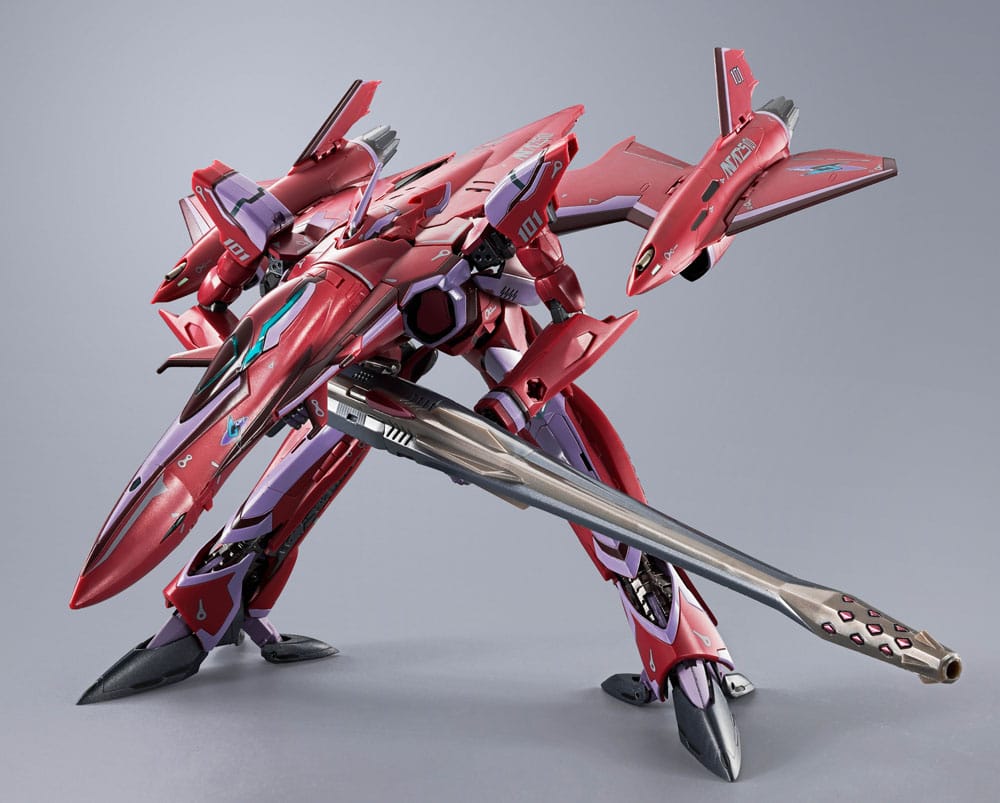 Macross Frontier DX Chogokin Actionfigur VF-27 Gamma SP Super Lucifer Valkyrie Brera Sterne use Revival Ver. 25 cm