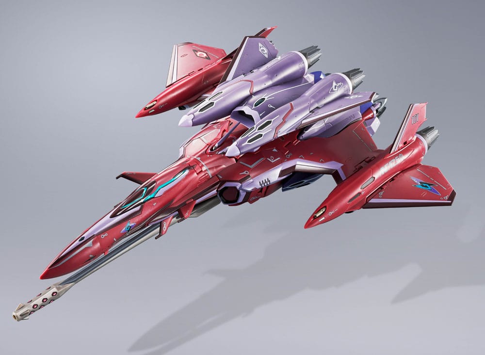 Macross Frontier DX Chogokin Actionfigur VF-27 Gamma SP Super Lucifer Valkyrie Brera Sterne use Revival Ver. 25 cm