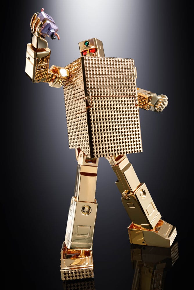 Golden Warrior Gold Lightan Soul of Chogokin Diecast Actionfigur GX-32SP Gold Lightan 50th Anniversary Ver. 13 cm
