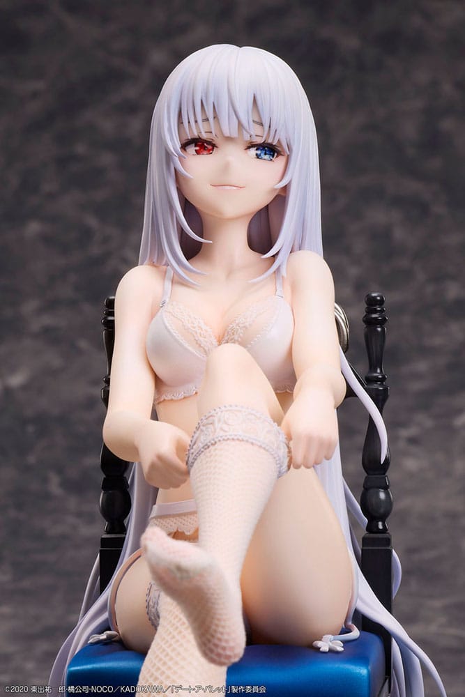 Date A Bullet PVC Statuen 1/7 Kurumi Tokisaki & White Queen 17 cm