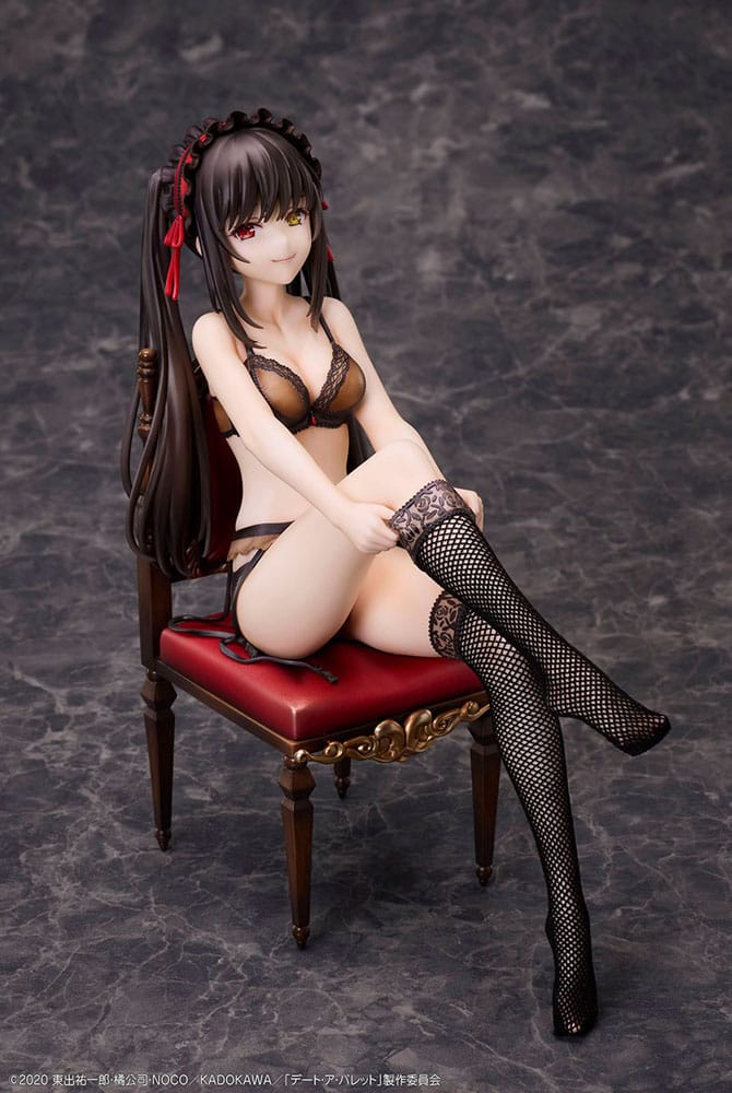 Date A Bullet PVC Statuen 1/7 Kurumi Tokisaki & White Queen 17 cm
