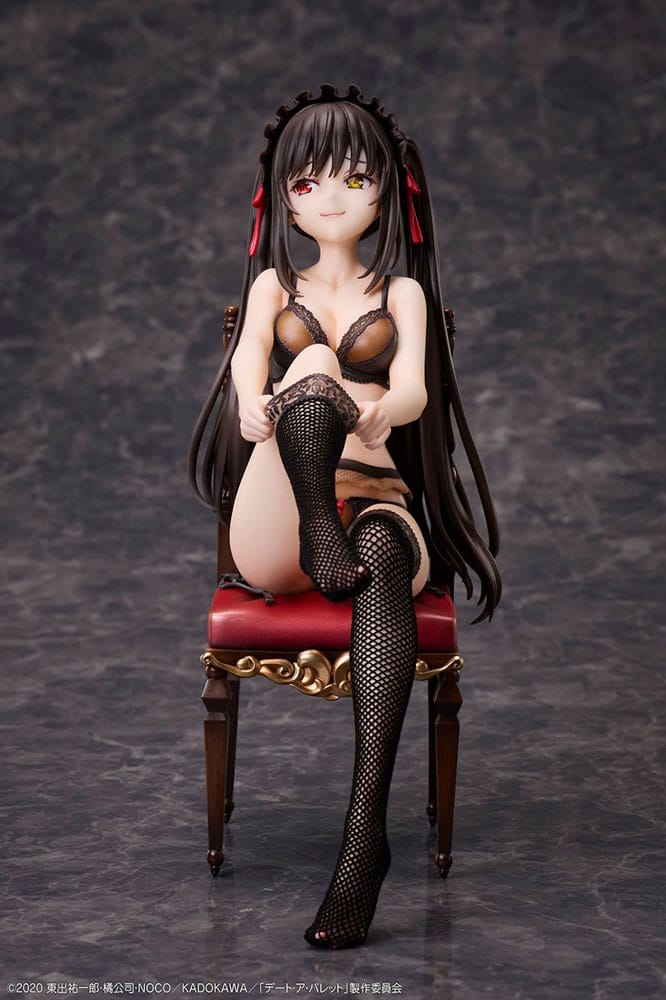 Date A Bullet PVC Statuen 1/7 Kurumi Tokisaki & White Queen 17 cm