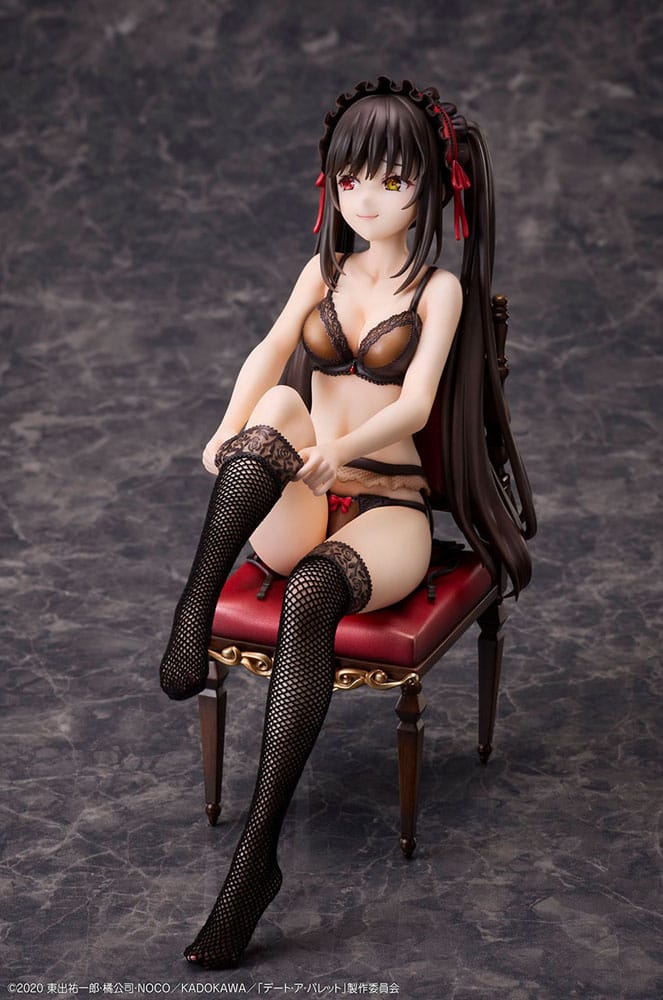 Date A Bullet PVC Statuen 1/7 Kurumi Tokisaki & White Queen 17 cm