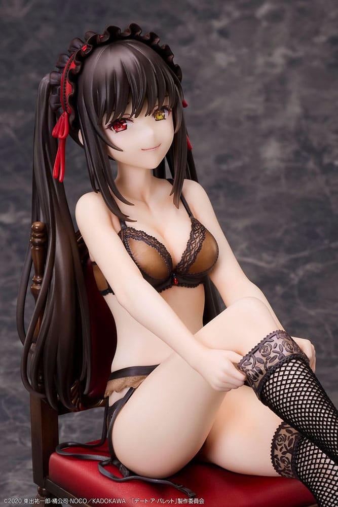 Date A Bullet PVC Statuen 1/7 Kurumi Tokisaki & White Queen 17 cm