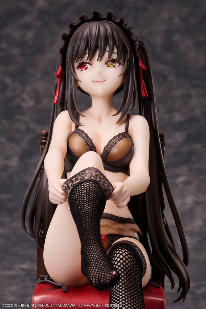 Date A Bullet PVC Statuen 1/7 Kurumi Tokisaki & White Queen 17 cm