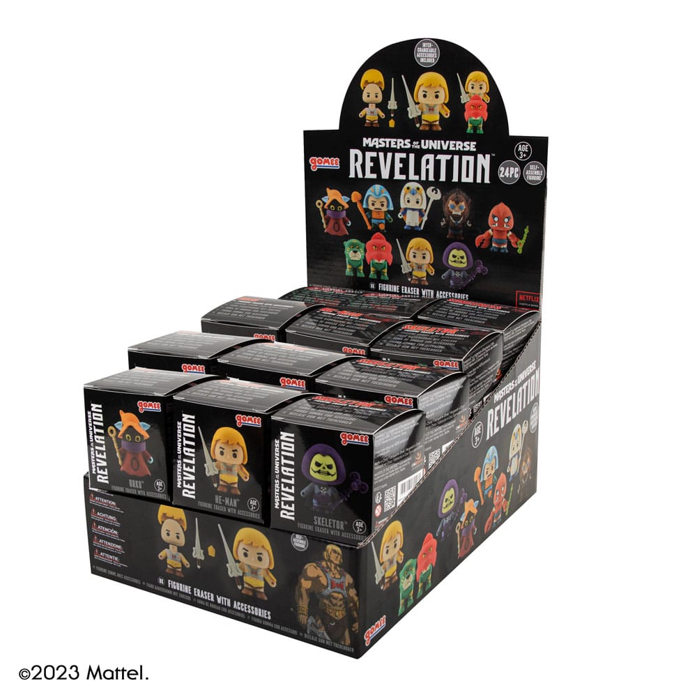Masters of the Universe Gomee Sammelfiguren aus Gummi Mystery Display (24)