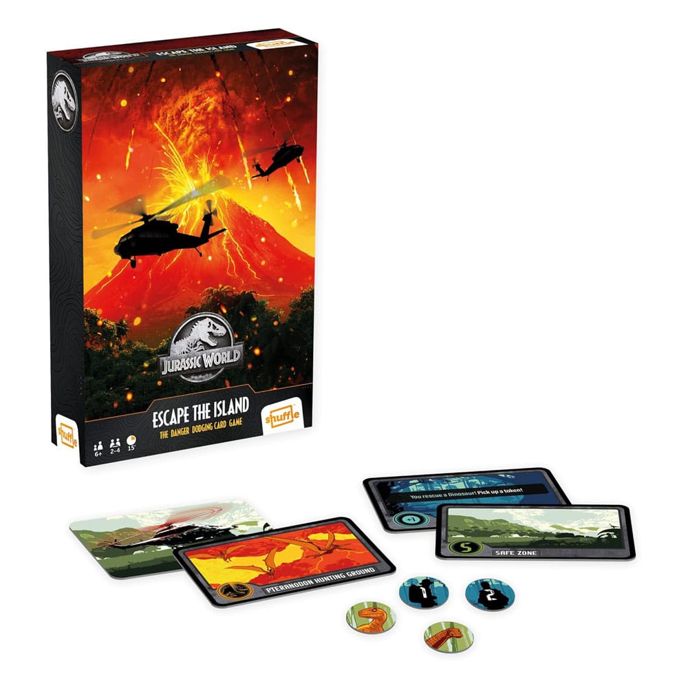Jurassic World Shuffle Kartenspiel Escape The Island