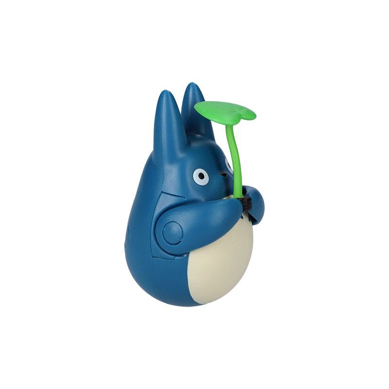 Mein Nachbar Totoro Figur mit rundem Boden Mid Totoro with leaf 6 cm