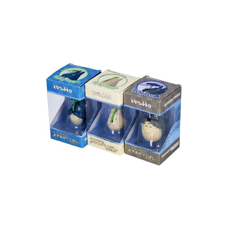 Mein Nachbar Totoro Figur mit rundem Boden Mid Totoro with leaf 6 cm