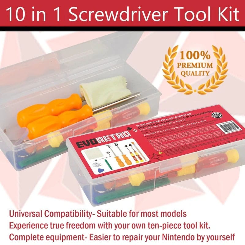 Spielekonsolen Werkzeugset 14er-Pack Screwdriver        