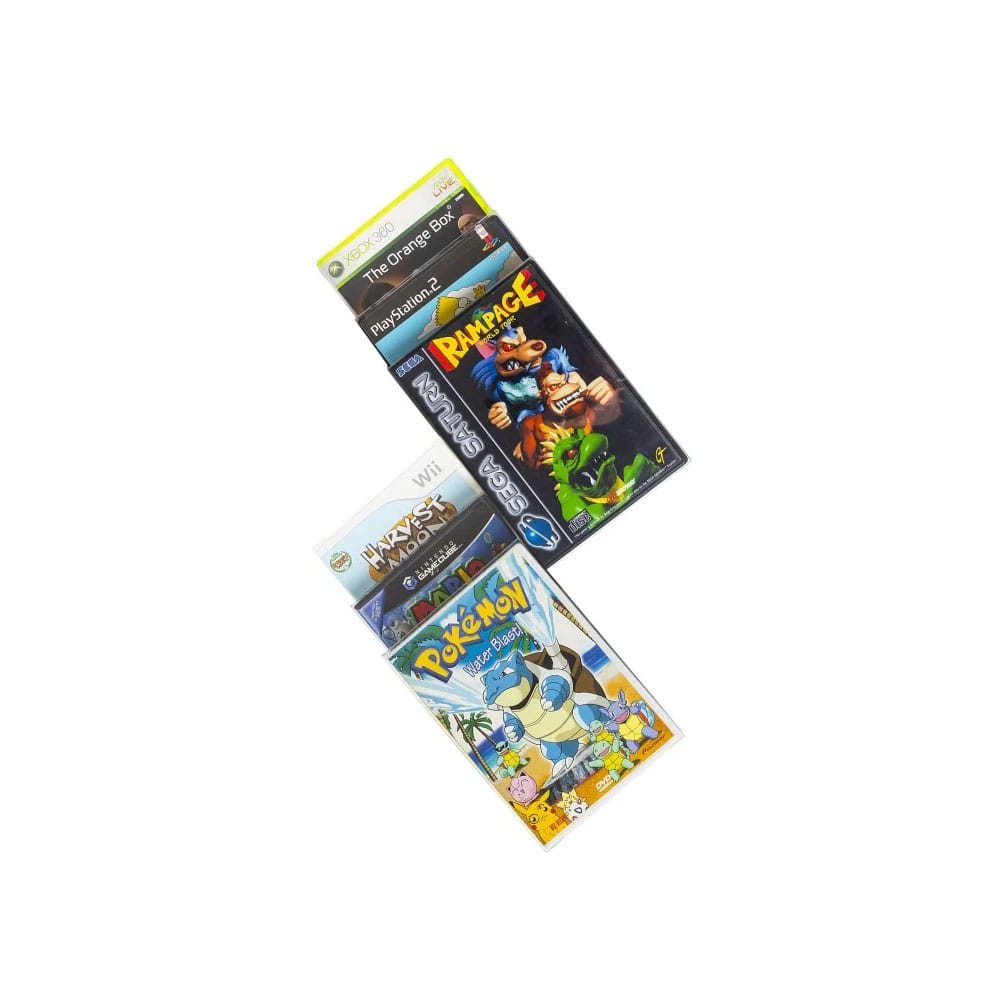 PET Gehäuse 25er-Pack für Gamecube/XBOX360/WII/PS2/DVD  