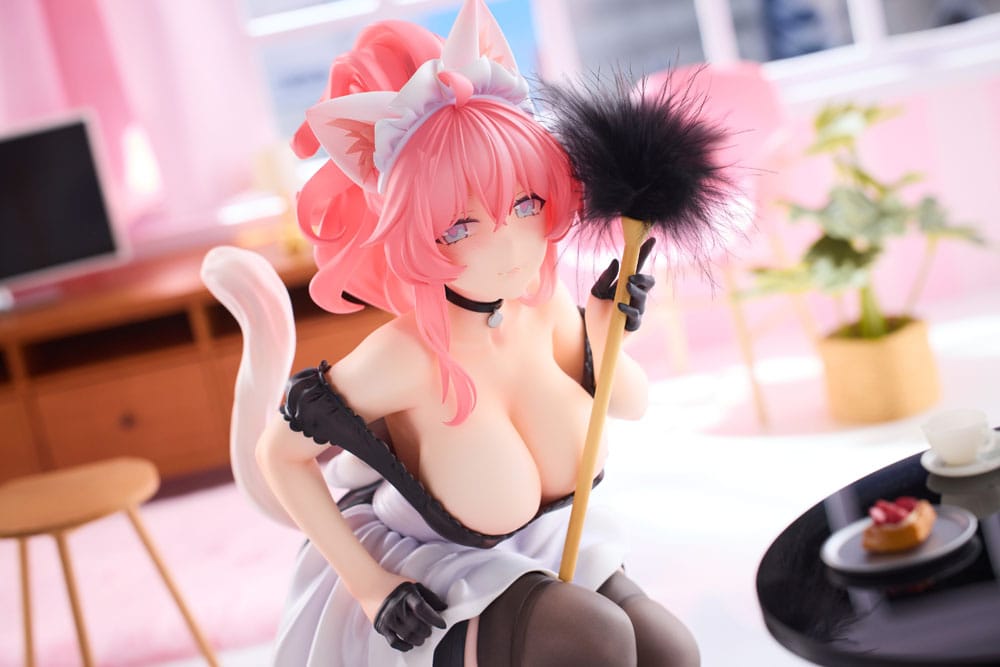 Original Character PVC Statue 1/4 Cat´s Thought Maid Cat Mochan 24 cm