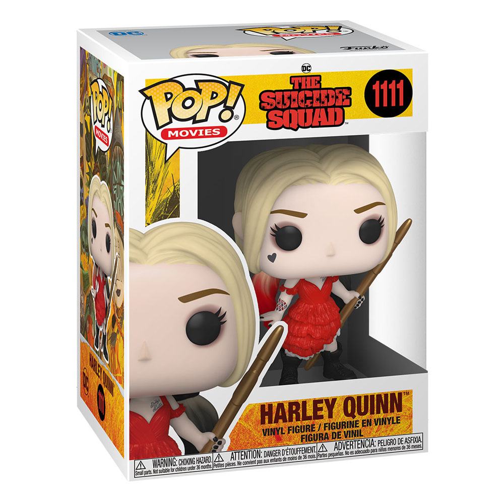 The Suicide Squad POP! Movies Vinyl Figur Harley Quinn (Damaged Dress) 9 cm
