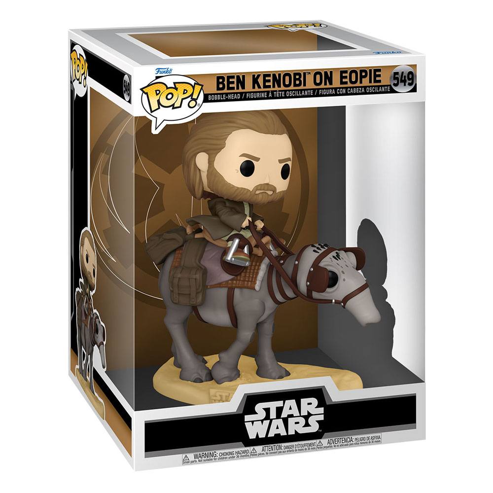 Star Wars: Obi-Wan Kenobi POP! Deluxe Vinyl Figur Ben Kenobi on Eopie 9 cm - Beschädigte Verpackung