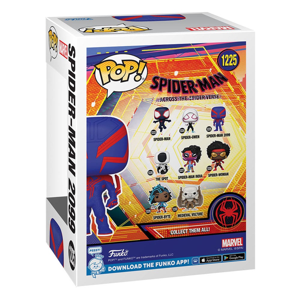 Spider-Man: Across the Spider-Verse POP! Movies Vinyl Figur Spider-Man 2099 9 cm