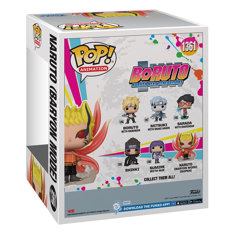 Boruto - Naruto Next Generations Super Sized POP! Vinyl Figur Baryon Naruto 15 cm