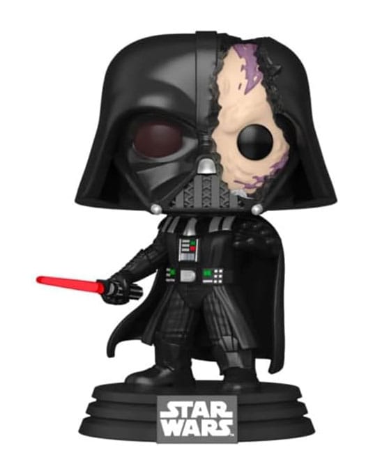 Star Wars POP! TV Vinyl Figur Obi-Wan Kenobi - Darth Vader (damaged helmet) Exclusive 9 cm