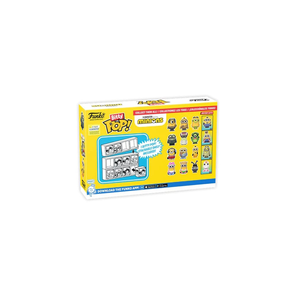 Minions Bitty POP! Vinyl Figuren 4er-Pack Young Gru 2,5 cm