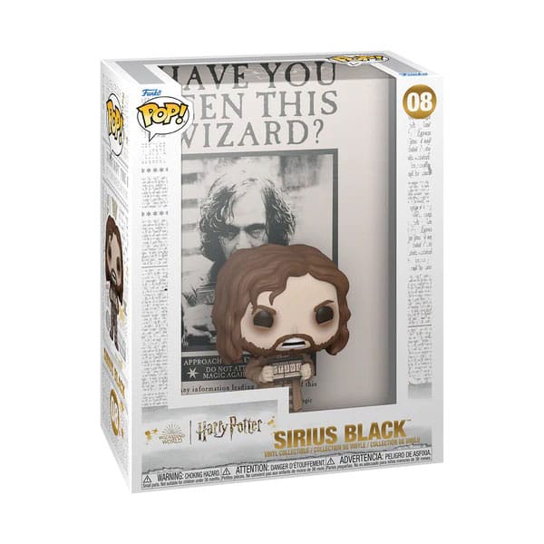 Harry Potter POP! Comic Cover Vinyl Figur Poster w/Sirius Black 9 cm