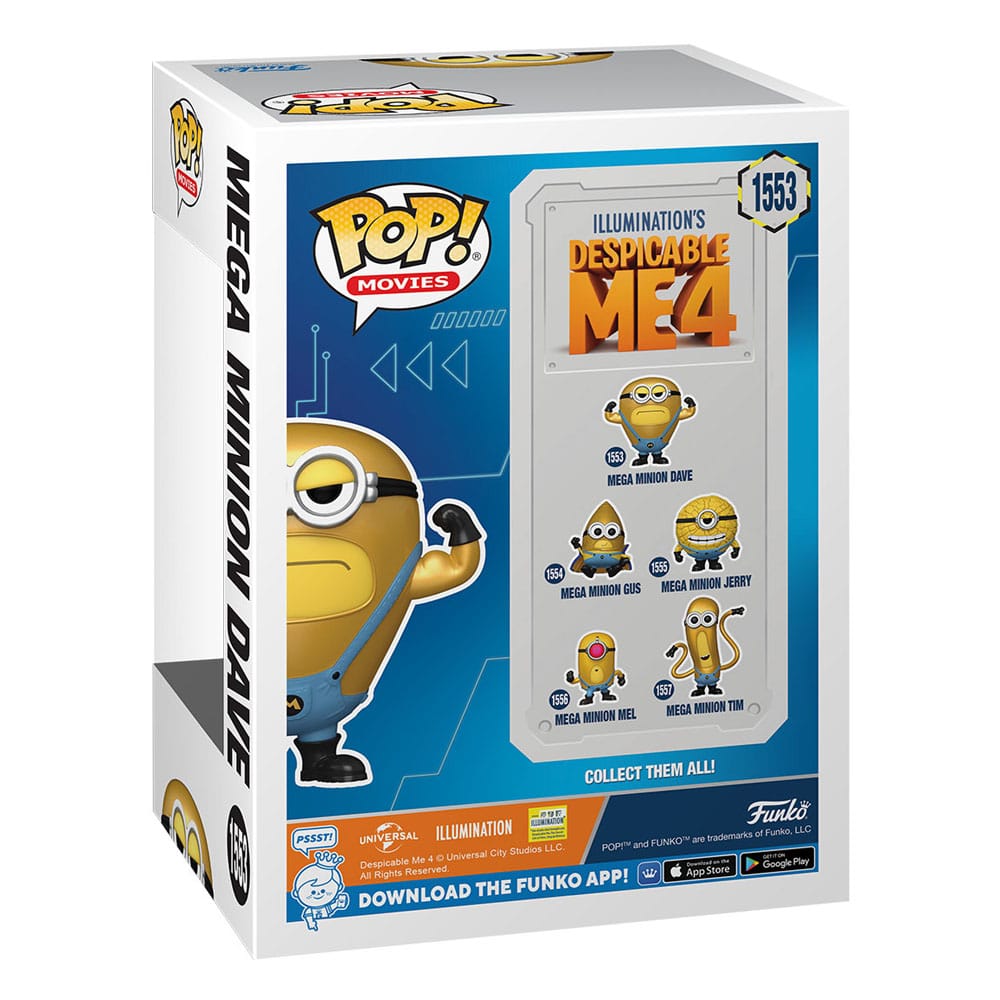 Ich - Einfach unverbesserlich 4 POP! Movies Vinyl Figur Super Dave 9 cm