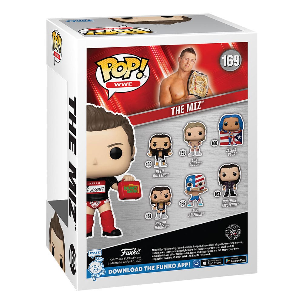 WWE POP! Vinyl Figur The Miz(Anniv) 9 cm