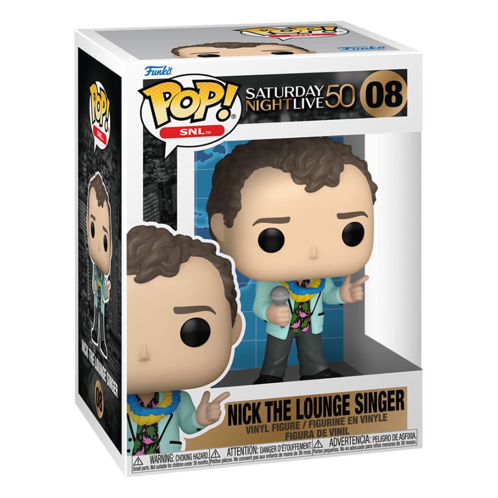 Saturday Nigth Live POP! Movies Vinyl Figur 50th Anniversary Nick the Lounge Singer 9 cm