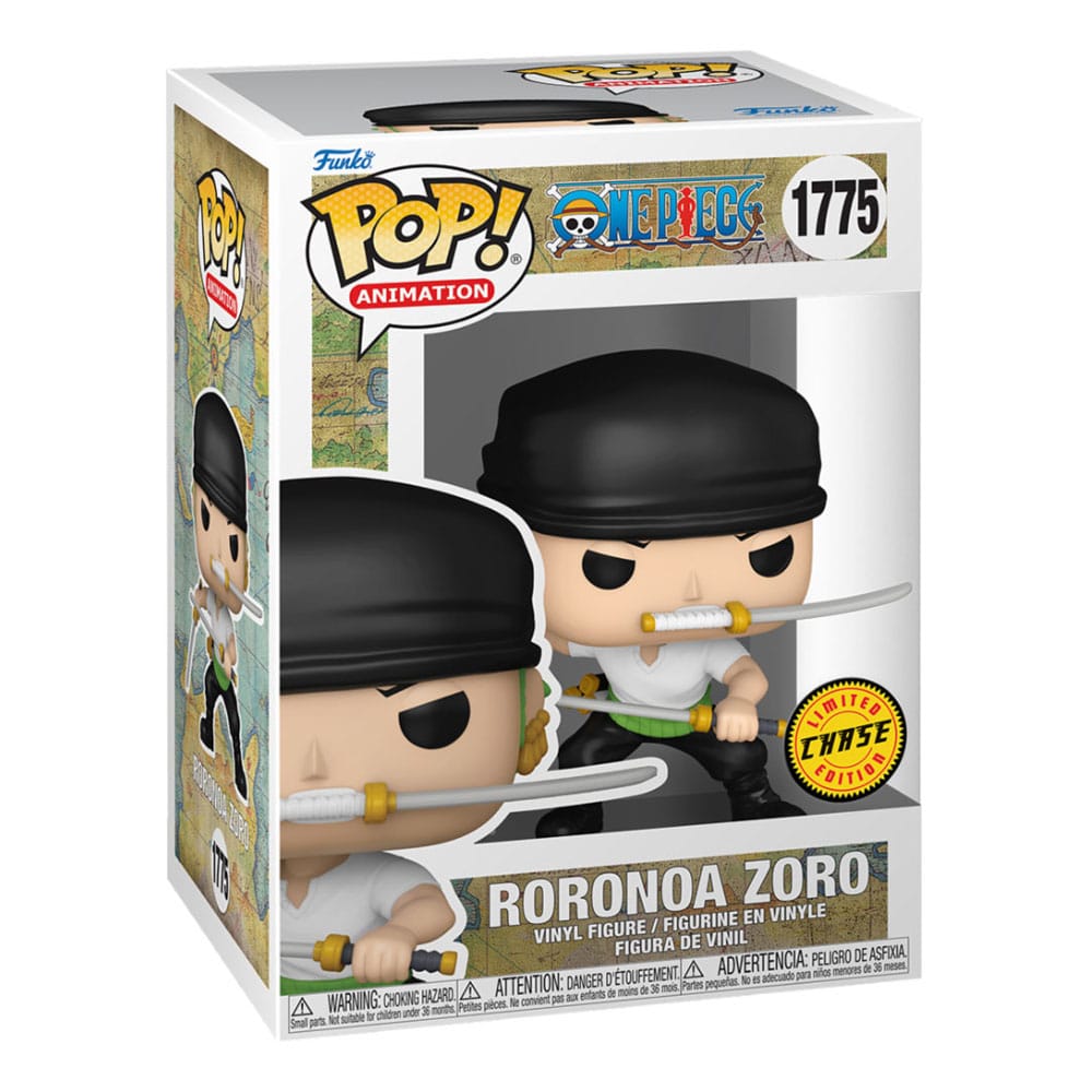 One Piece POP! Animation Vinyl Figuren Zoro (Refresh) w/Ch 9 cm Sortiment (6)