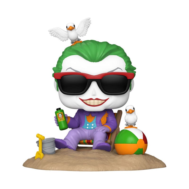 Batman 85th Anniversary POP! Deluxe Vinyl Figur The Joker(Beach) 9 cm