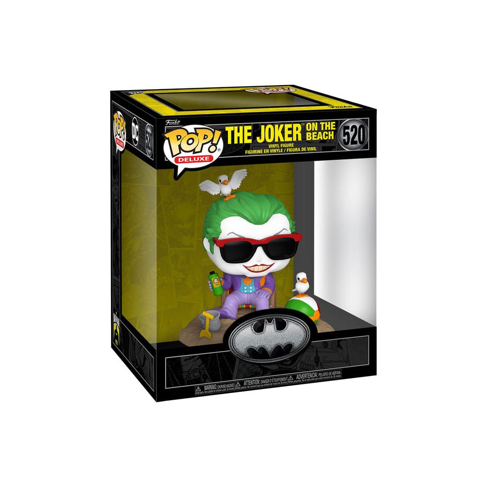 Batman 85th Anniversary POP! Deluxe Vinyl Figur The Joker(Beach) 9 cm