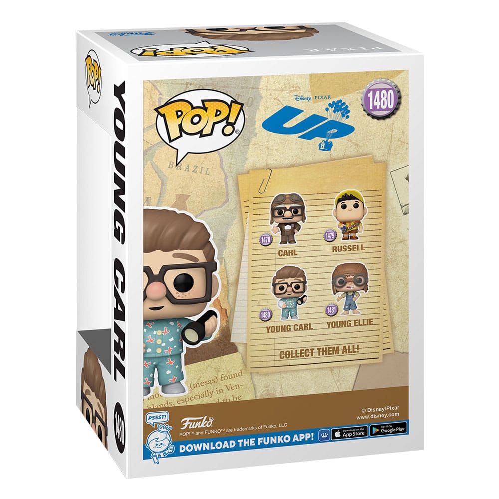 Oben 2 POP! Movies Vinyl Figur Young Carl 9 cm