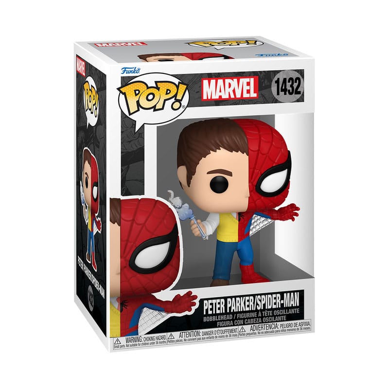Marvel POP! Vinyl Figur Split- Spider/Parker 9 cm