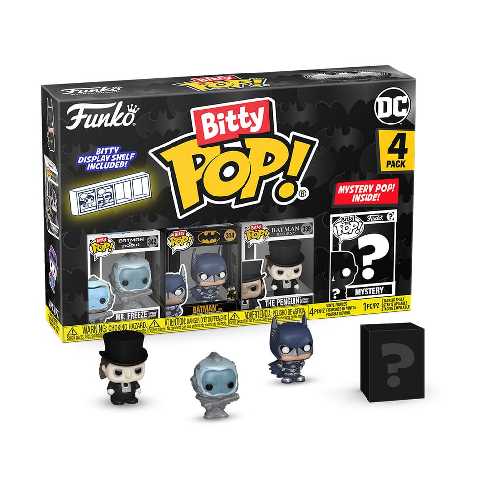 Batman 85th Anniversary Bitty POP! Vinyl Figuren 4er-Pack Freeze 2,5 cm