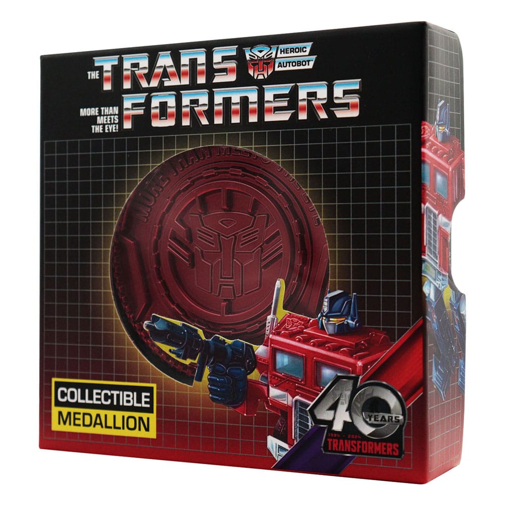 Transformers Medaille 40th Anniversary Autobot Edition