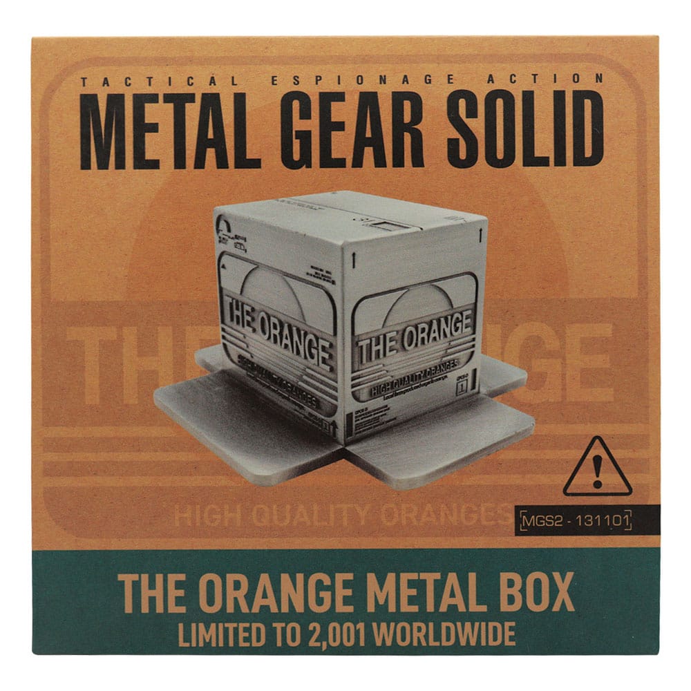 Metal Gear Solid 2 Replik Cardboard Box