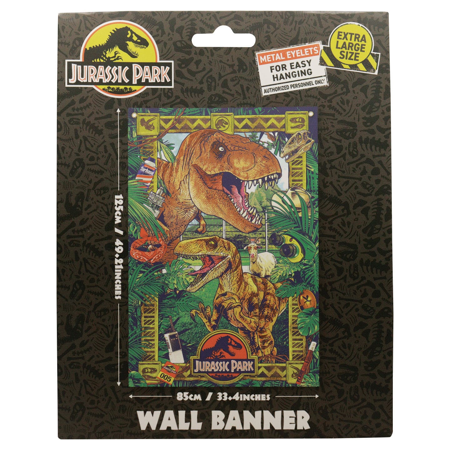 Jurassic Park Wandbehang 125 x 85 cm           
