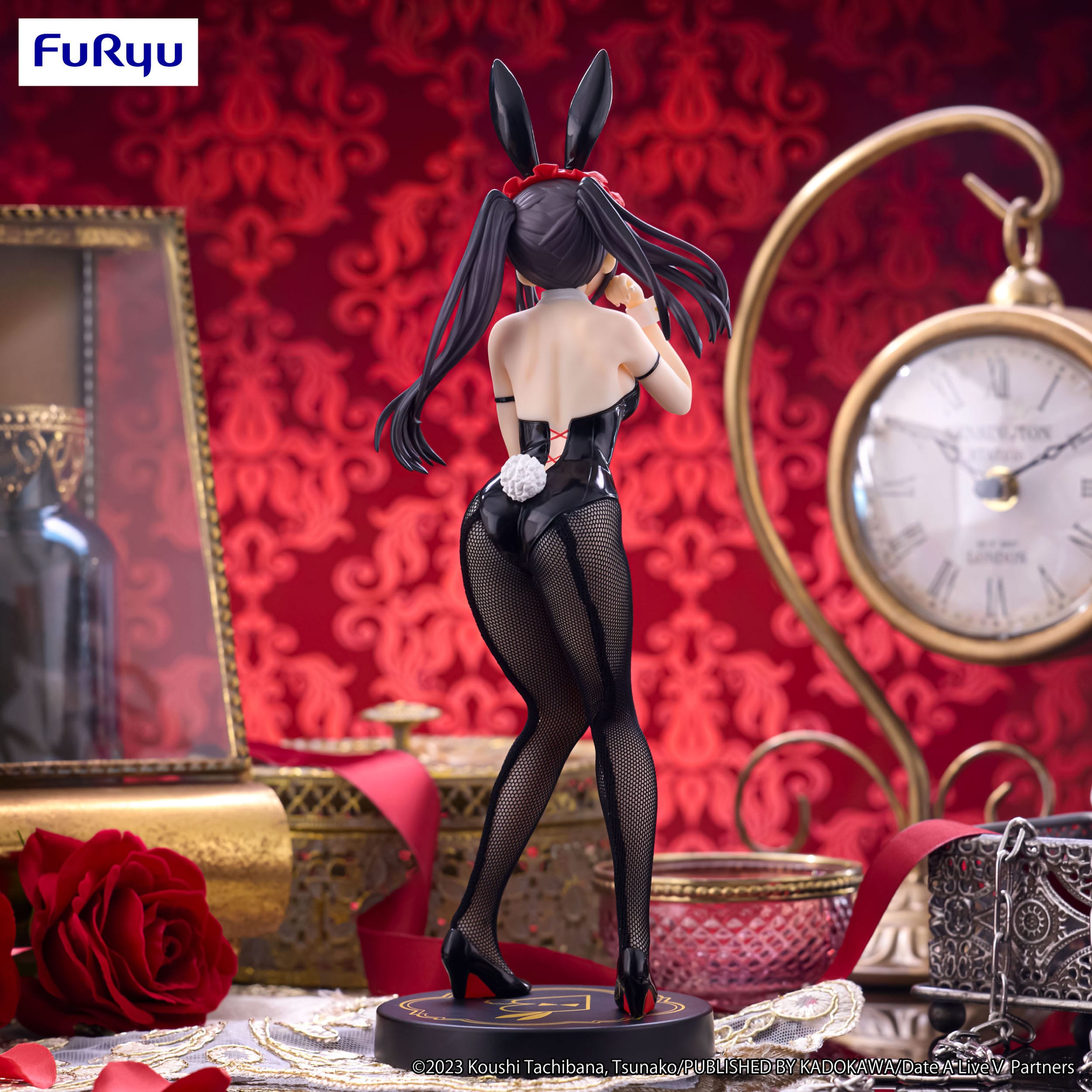 Date A Live V BiCute Bunnies PVC Statue Kurumi Tokisaki Black Color Ver. 29 cm 