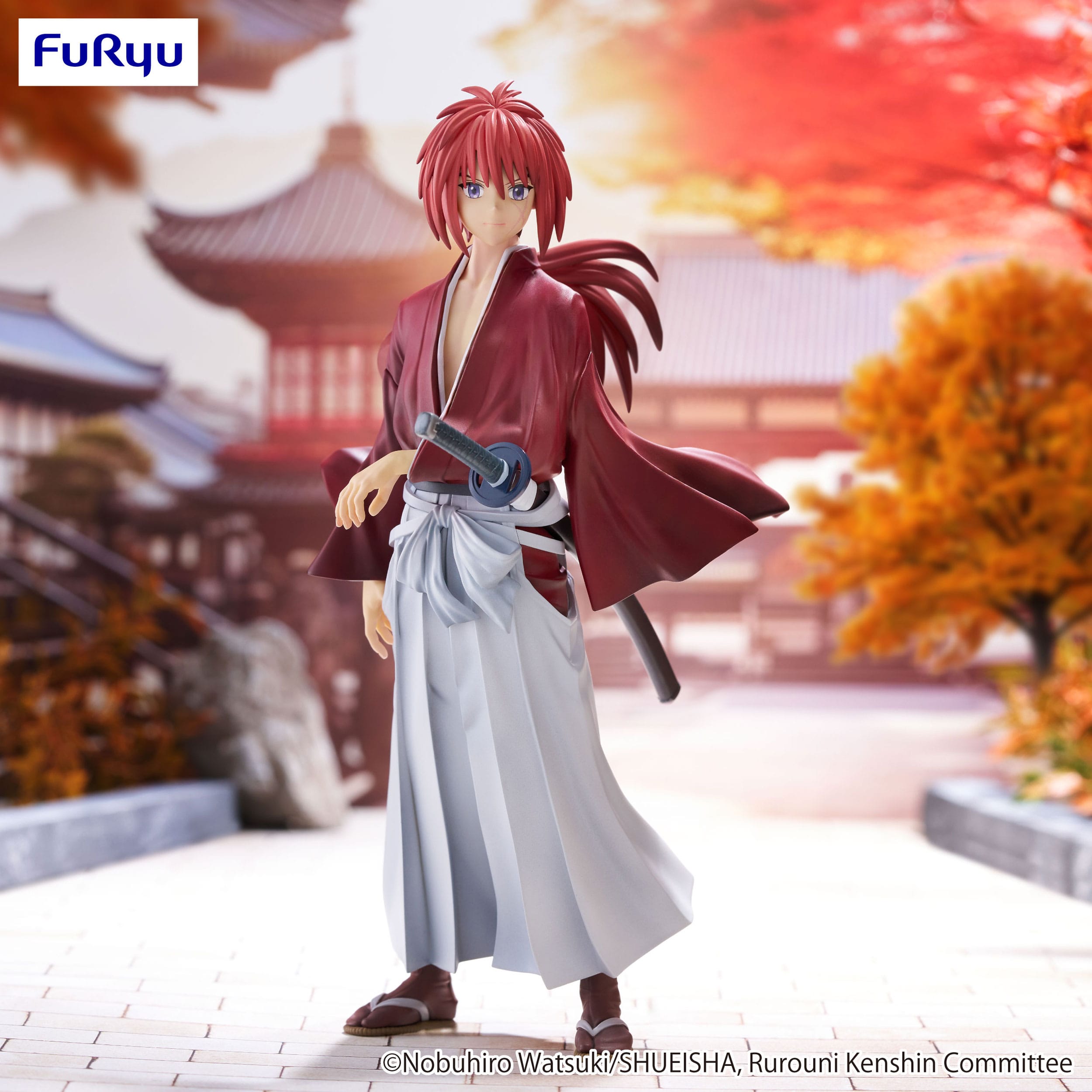Rurouni Kenshin: Meiji Kenkaku Romantan Trio-Try-iT PVC Statue Kenshin Himura 19 cm   