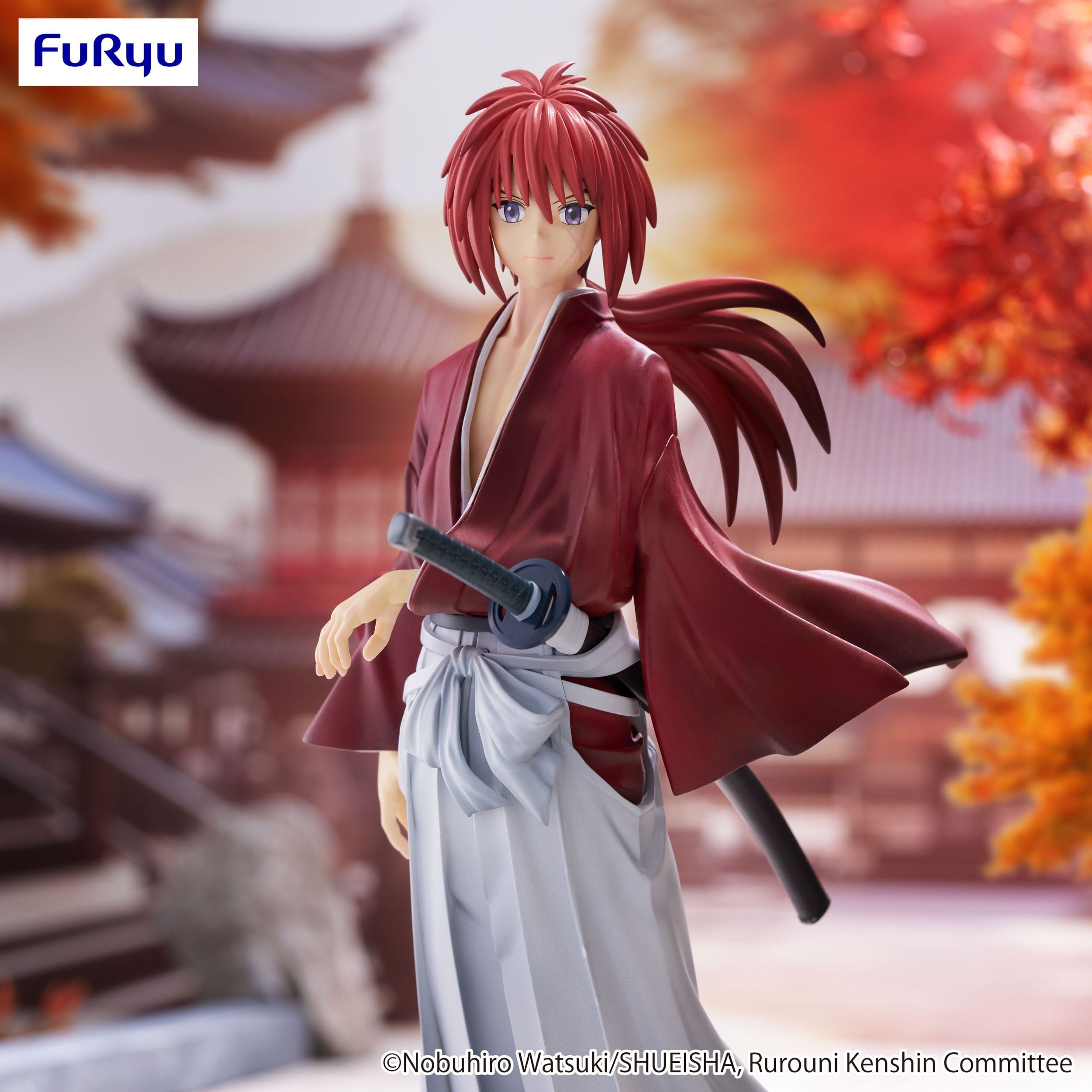 Rurouni Kenshin: Meiji Kenkaku Romantan Trio-Try-iT PVC Statue Kenshin Himura 19 cm   