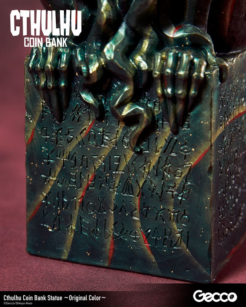 H.P. Lovecraft Cthulhu Mythos Spardosen Statue Cthulhu (Original Color) 24 cm