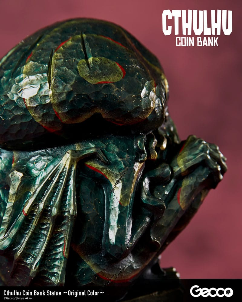 H.P. Lovecraft Cthulhu Mythos Spardosen Statue Cthulhu (Original Color) 24 cm